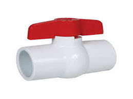 1/2" BALL VALVE (SLIP) PVC SCH 40